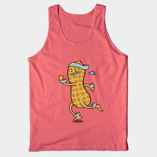 Health Nut Tank Top by jellysoupstudios